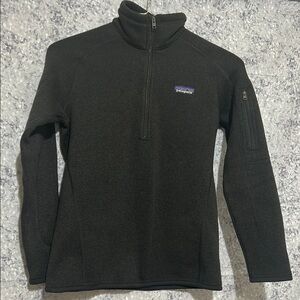 Patagonia Midnight Black Quarter-Zip Fleece